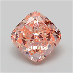 Picture of Lab Grown Diamond 2.17 Carats, CUSHION MODIFIED with  Cut, Fancy Vivid Pink Color, VVS2 Clarity and Certified by IGI