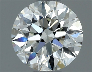 Picture of Natural Diamond 0.50 Carats, Round with Excellent Cut, H Color, VVS2 Clarity and Certified by IGI