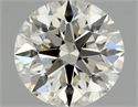 Natural Diamond 1.21 Carats, Round with Excellent Cut, K Color, SI1 Clarity and Certified by GIA
