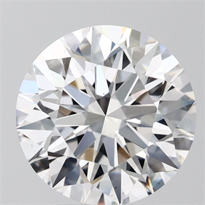 Picture of Lab Grown Diamond 3.88 Carats, Round with Ideal Cut, E Color, VS1 Clarity and Certified by IGI
