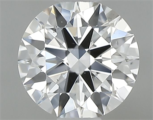 Foto Diamante Natural 0.53 quilates, Redondo , Color E, claridad SI1 y certificado GIA de