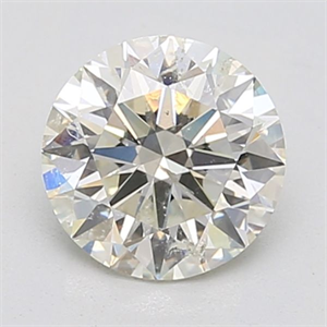 Picture of Natural Diamond 1.30 Carats, Round with Excellent Cut, L Color, SI2 Clarity and Certified by GIA