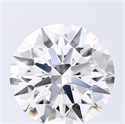 Lab Grown Diamond 4.32 Carats, Round with Excellent Cut, F Color, VS1 Clarity and Certified by GIA