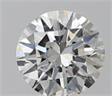 Natural Diamond 0.70 Carats, Round with Excellent Cut, G Color, SI1 Clarity and Certified by GIA