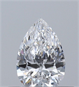 Diamante Natural 0.30 quilates, De pera , Color D, claridad VVS1 y certificado GIA
