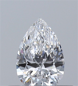 Foto Diamante Natural 0.30 quilates, De pera , Color D, claridad VVS1 y certificado GIA de