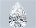 Natural Diamond 0.75 Carats, Pear with  Cut, E Color, VS2 Clarity and Certified by GIA