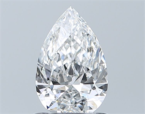 Picture of Natural Diamond 0.75 Carats, Pear with  Cut, E Color, VS2 Clarity and Certified by GIA