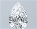 Natural Diamond 0.75 Carats, Pear with  Cut, E Color, VS2 Clarity and Certified by GIA