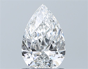Picture of Natural Diamond 0.75 Carats, Pear with  Cut, E Color, VS2 Clarity and Certified by GIA
