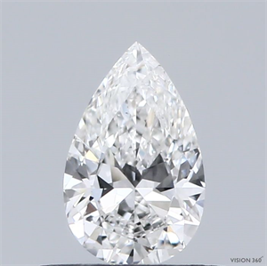 Foto Diamante Natural 0.50 quilates, De pera , Color G, claridad I1 y certificado GIA de