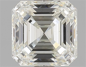 Foto Diamante Natural 1.51 quilates, Esmeralda , Color H, claridad VS2 y certificado HRD de