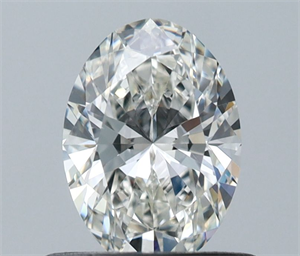 Picture of Natural Diamond 0.56 Carats, Oval with  Cut, G Color, VVS1 Clarity and Certified by IGI