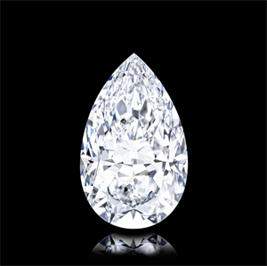Foto Diamante Natural 4.49 quilates, De pera , Color D, claridad VS1 y certificado GIA de