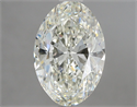 Natural Diamond 3.01 Carats, Oval with  Cut, I Color, VS1 Clarity and Certified by IGI