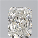 Natural Diamond 3.03 Carats, Radiant with  Cut, I Color, SI1 Clarity and Certified by GIA