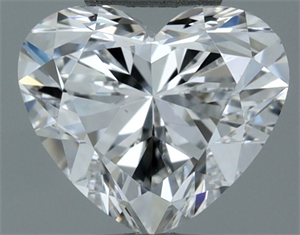 Picture of Natural Diamond 0.50 Carats, Heart with  Cut, E Color, VS2 Clarity and Certified by GIA
