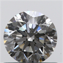Diamante Natural 0.61 quilates, Redondo , Color H, claridad VVS1 y certificado GIA