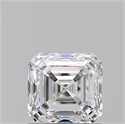 Natural Diamond 1.01 Carats, Asscher with  Cut, E Color, VS2 Clarity and Certified by GIA