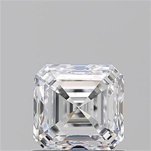 Picture of Natural Diamond 1.01 Carats, Asscher with  Cut, E Color, VS2 Clarity and Certified by GIA