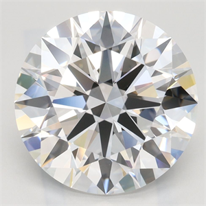 Picture of Lab Grown Diamond 4.01 Carats, Round with Ideal Cut, D Color, VVS1 Clarity and Certified by IGI