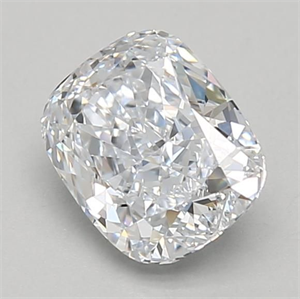 Picture of Lab Grown Diamond 0.88 Carats, Cushion with  Cut, E Color, IF Clarity and Certified by IGI