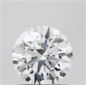 Lab Grown Diamond 0.84 Carats, Round with Ideal Cut, D Color, VVS2 Clarity and Certified by IGI