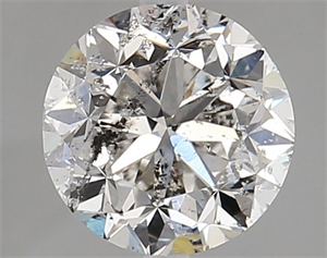 Foto Diamante Natural 2.01 quilates, Redondo , Color H, claridad SI2 y certificado HRD de
