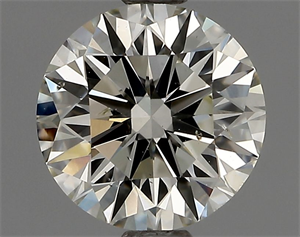 Foto Diamante Natural 0.90 quilates, Redondo , Color K, claridad SI1 y certificado GIA de