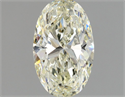 Natural Diamond 1.01 Carats, Oval with  Cut, L Color, SI2 Clarity and Certified by GIA