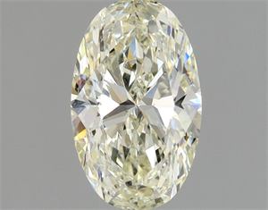 Picture of Natural Diamond 1.01 Carats, Oval with  Cut, L Color, SI2 Clarity and Certified by GIA