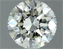 Natural Diamond 1.00 Carats, Round with Excellent Cut, K Color, VVS1 Clarity and Certified by IGI