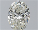 Natural Diamond 1.22 Carats, Oval with  Cut, I Color, VS1 Clarity and Certified by GIA