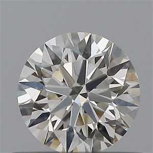 Picture of Natural Diamond 0.43 Carats, Round with Excellent Cut, H Color, VVS2 Clarity and Certified by IGI