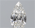 Natural Diamond 0.50 Carats, Pear with  Cut, F Color, VS1 Clarity and Certified by GIA