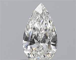 Picture of Natural Diamond 0.50 Carats, Pear with  Cut, F Color, VS1 Clarity and Certified by GIA