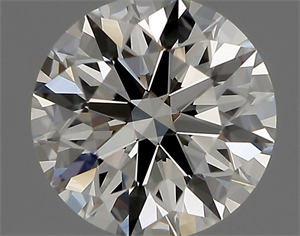 Picture of Natural Diamond 0.74 Carats, Round with Excellent Cut, H Color, IF Clarity and Certified by IGI