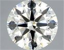 Diamante Natural 0.90 quilates, Redondo , Color J, claridad VVS2 y certificado GIA