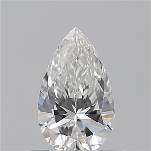 Picture of Natural Diamond 0.50 Carats, Pear with  Cut, F Color, VS1 Clarity and Certified by GIA