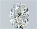 Natural Diamond 1.20 Carats, Oval with  Cut, I Color, SI2 Clarity and Certified by GIA