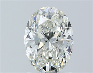Picture of Natural Diamond 1.20 Carats, Oval with  Cut, I Color, SI2 Clarity and Certified by GIA