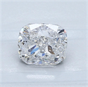 Natural Diamond 1.09 Carats, Cushion with  Cut, E Color, I1 Clarity and Certified by GIA