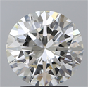 Natural Diamond 3.01 Carats, Round with Excellent Cut, H Color, VS1 Clarity and Certified by GIA