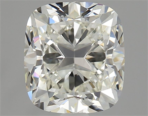 Foto Diamante Natural 2.02 quilates, Del cojín , Color J, claridad VVS1 y certificado GIA de