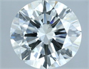 Natural Diamond 2.50 Carats, Round with Excellent Cut, I Color, VVS1 Clarity and Certified by IGI