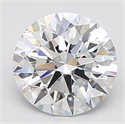 Lab Grown Diamond 4.04 Carats, Round with Ideal Cut, E Color, VVS1 Clarity and Certified by IGI