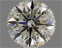 Natural Diamond 1.01 Carats, Round with Excellent Cut, L Color, VS1 Clarity and Certified by IGI