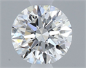 Diamante Natural 0.42 quilates, Redondo , Color F, claridad VVS1 y certificado GIA