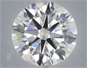 Lab Grown Diamond 4.74 Carats, Round with Ideal Cut, F Color, VVS1 Clarity and Certified by IGI
