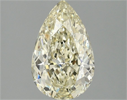 Picture of Lab Grown Diamond 2.05 Carats, Pear with  Cut, Fancy Intense Yellow Color, VS1 Clarity and Certified by IGI